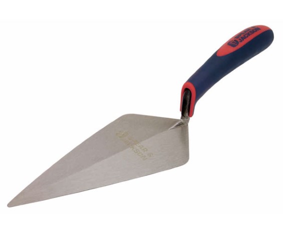 SPEAR & JACKSON - TROWEL BRICK - 250MM - SOFT GRIP HANDLE